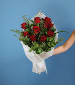 Load image into Gallery viewer, Crimson Crush Flower Bouquet