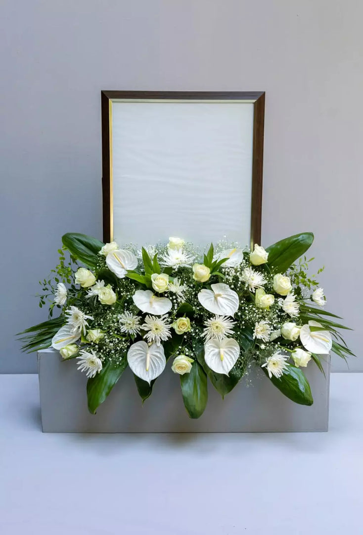 Memorial photo centerpiece