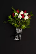 Load image into Gallery viewer, Red and White Hand Bouquet