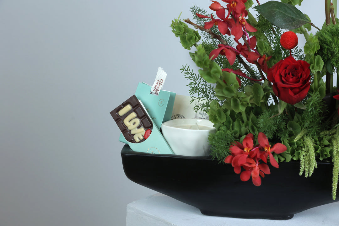 Leaning In Flower Pot