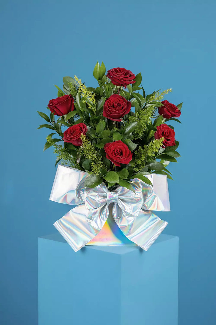 Iridescent Bow Flower Box