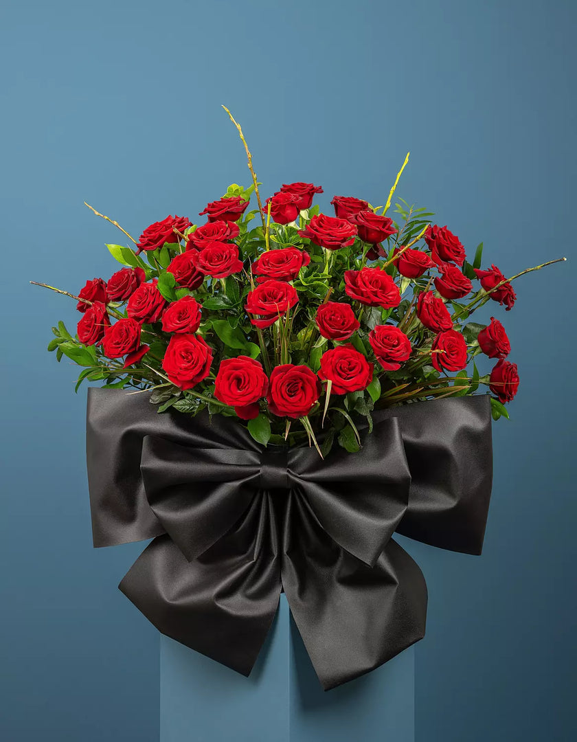 Deep Love Flower Bow