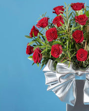 Silver Bow Flower Box