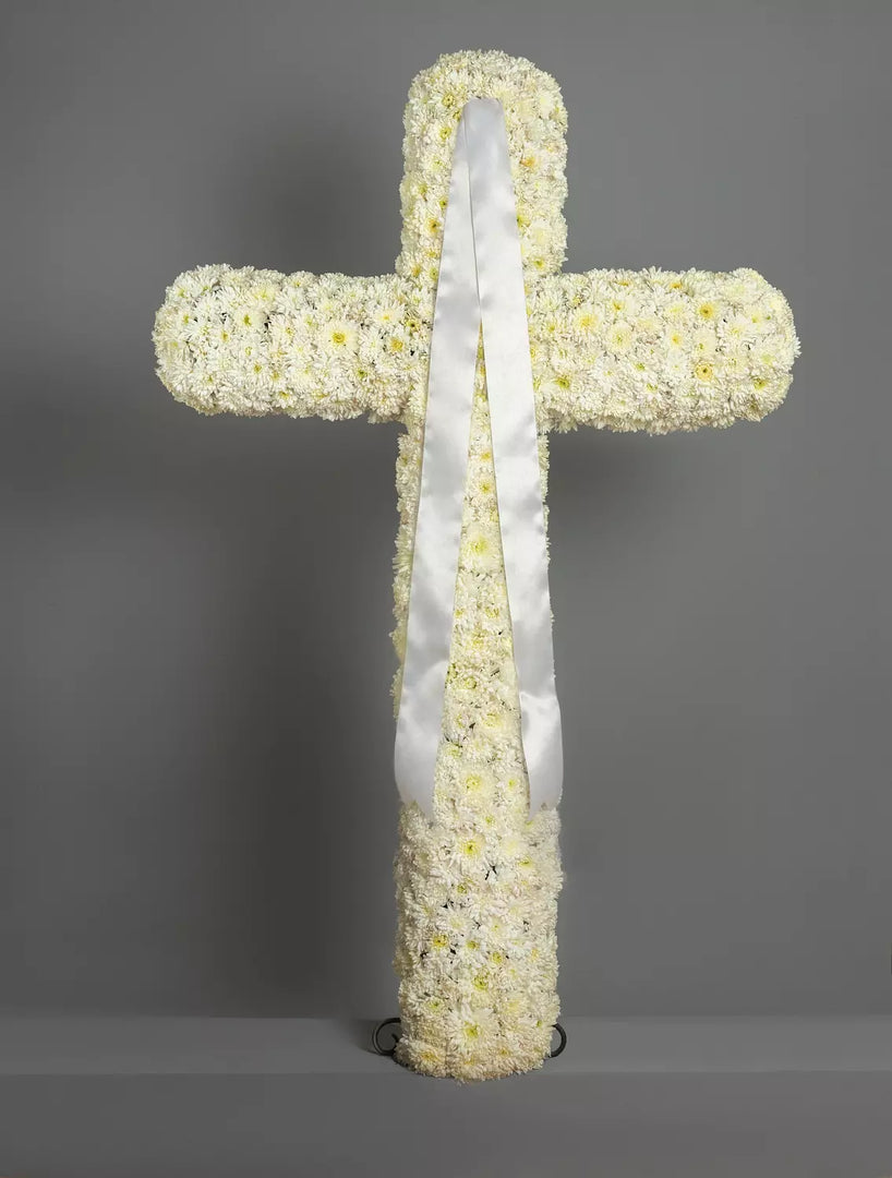 Peaceful Flower Cross