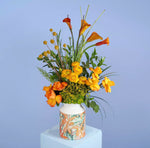 Load image into Gallery viewer, Artisan Sunburst Flower Pot
