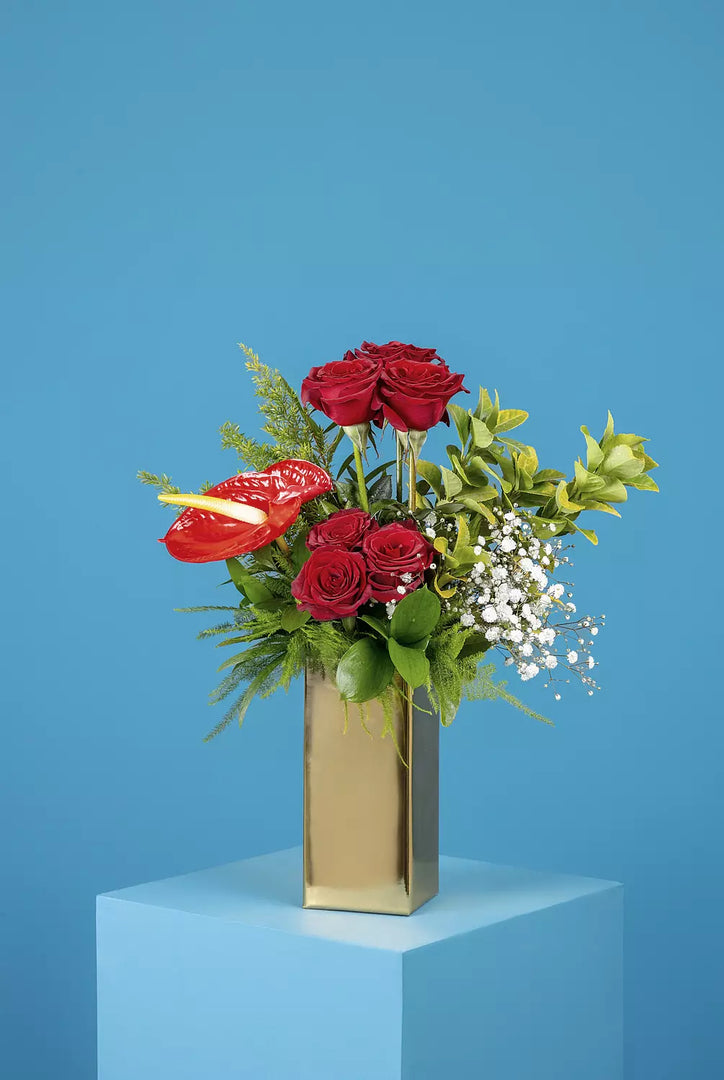 Flowering Gold Ingot Box