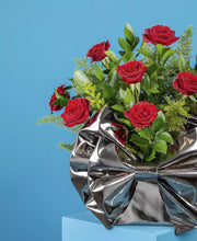 Chrome Bow Flower Box